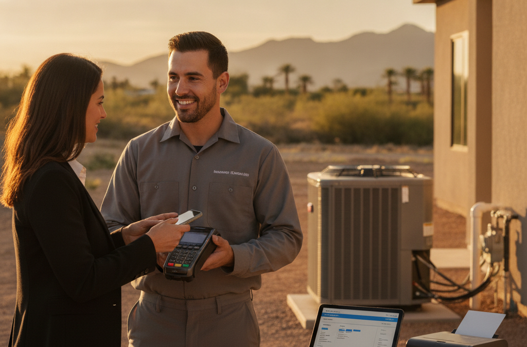 How Should a Scottsdale or Glendale Contractor or Trades Business Set Up Payment Processing in the Field?