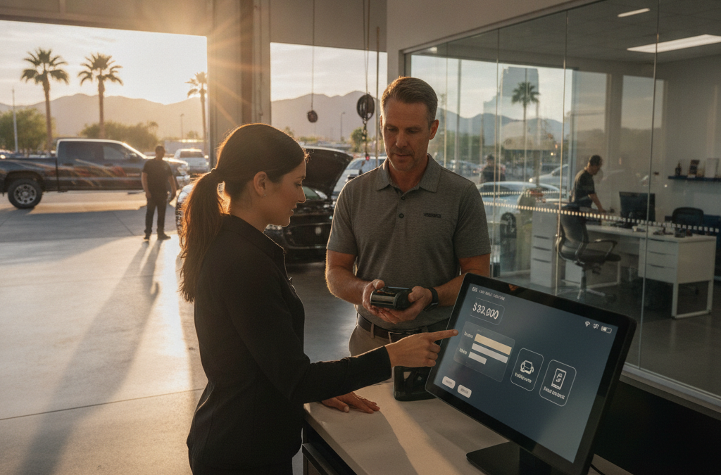 How Should a Scottsdale or Phoenix Auto Dealer, Detailer, or Auto Service Shop Set Up Payment Processing?