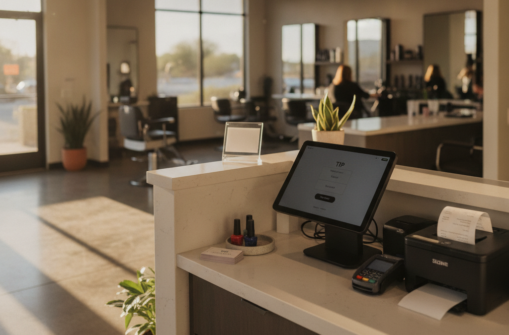 How Should a Scottsdale or Glendale Hair Salon, Barbershop, or Nail Studio Set Up Payment Processing?