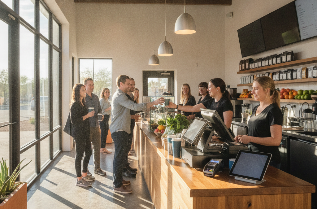 How Should a Scottsdale or Tempe Coffee Shop, Café, or Juice Bar Set Up Payment Processing?